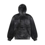Hoodie Supreme Washed Black SP066 - Image 2