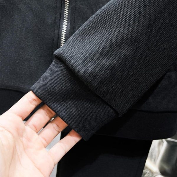 Set Louis Vuitton LV Black Tracksuit LV075 - Image 8