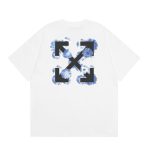 T-shirt Off-White Floral Arrows Graphic OFF024 - Image 2