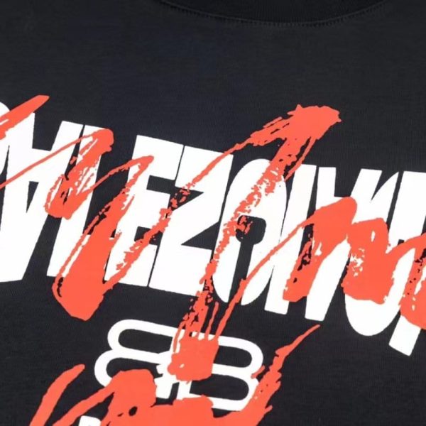 T-shirt Balenciaga Paris Graphic BL079 - Image 5