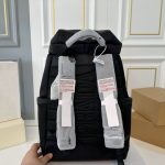 Backpack Prada Black Nylon with Drawstring Closure PD059 - Image 2