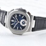Patek Philippe Nautilus Chronograph Black Leather PTP007 - Image 2