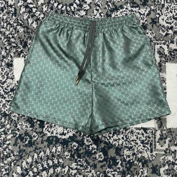Set Louis Vuitton LV Monogram Shirt & Shorts LV079 - Image 3