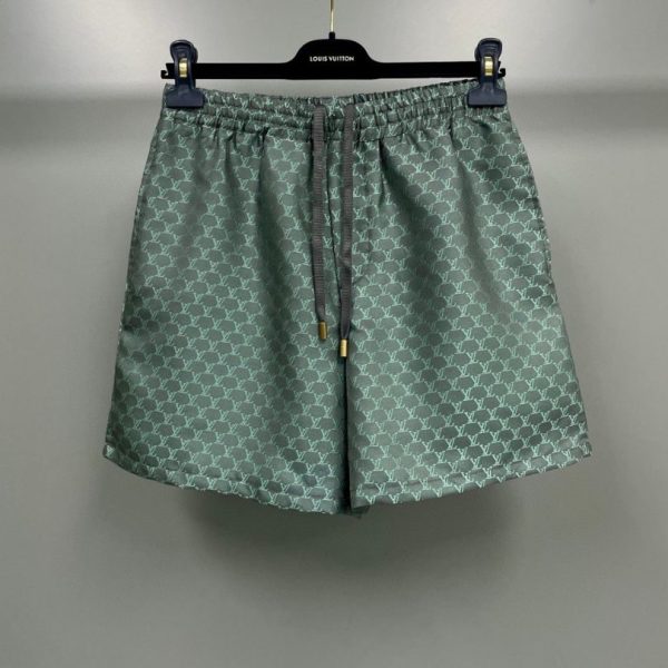 Set Louis Vuitton LV Monogram Shirt & Shorts LV079 - Image 7