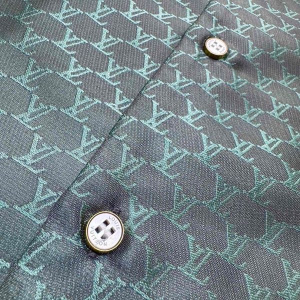 Set Louis Vuitton LV Monogram Shirt & Shorts LV079 - Image 12