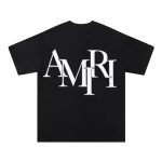 Amiri Logo Black/White T-Shirt AM003 - Image 2