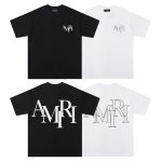 Amiri Logo Black/White T-Shirt AM003 - Image 4