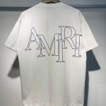 Amiri Logo Black/White T-Shirt AM003 - Image 6