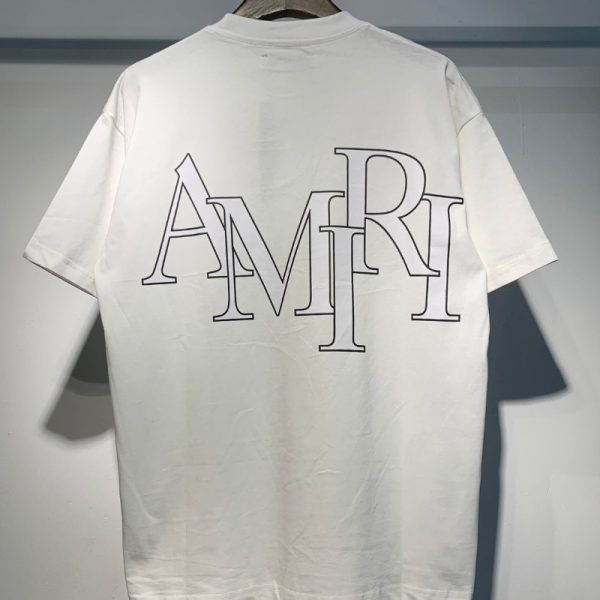 Amiri Logo Black/White T-Shirt AM003 - Image 6