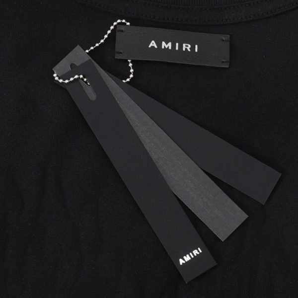 Amiri Logo Black/White T-Shirt AM003 - Image 8