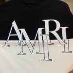 Amiri Logo Black/White T-Shirt AM003 - Image 11