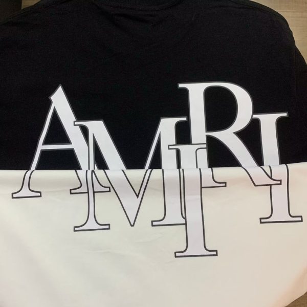 Amiri Logo Black/White T-Shirt AM003 - Image 11