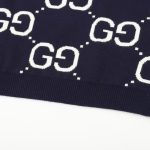 Sweater Gucci Monogram Knit Navy GC101 - Image 4