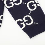Sweater Gucci Monogram Knit Navy GC101 - Image 5