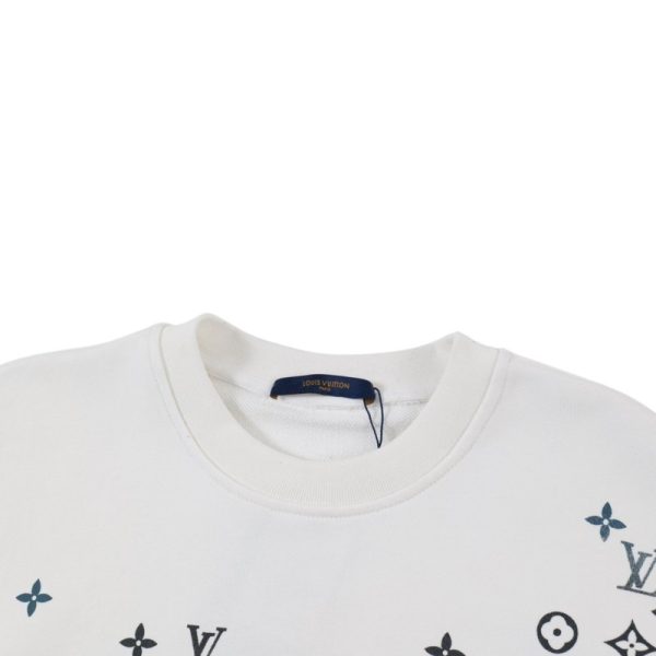 Sweatshirt Louis Vuitton White LV115 - Image 3