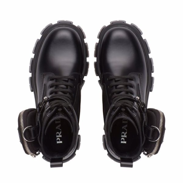 Boot Prada Moonlith leather boot with bag detail PD066 - Image 4