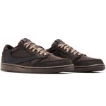 Air Jordan 1 Low Og Sp x Travis Scott Velvet Brown JDN005 - Image 3