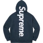 Hoodie Supreme satin-appliqué “Grey” SP066 - Image 3