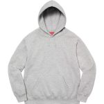 Hoodie Supreme satin-appliqué “Grey” SP066 - Image 5