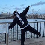 Hoodie Supreme satin-appliqué “Grey” SP066 - Image 8