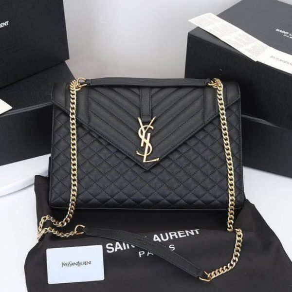 d127797_16811-1.jpg Shoulder Bag Yves Saint Laurent Monogram Satchel Envelope YSL005 - Image 1