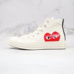 Converse Chuck Taylor All Star 70s X Comme des Gar?ons Play Long Shaft White CVW002 - Image 5