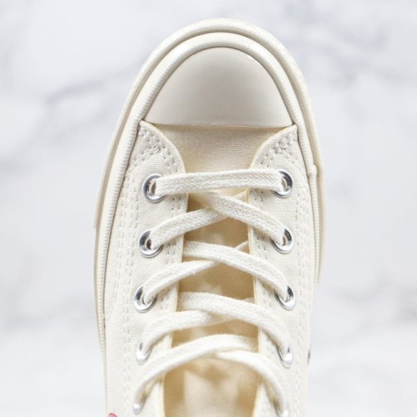 Converse Chuck Taylor All Star 70s X Comme des Gar?ons Play Long Shaft White CVW002 - Image 6