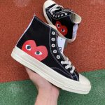 Converse Chuck Taylor All Star 70s X Comme des Gar?ons Play Long Shaft Black CVW003 - Image 3