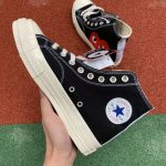 Converse Chuck Taylor All Star 70s X Comme des Gar?ons Play Long Shaft Black CVW003 - Image 4