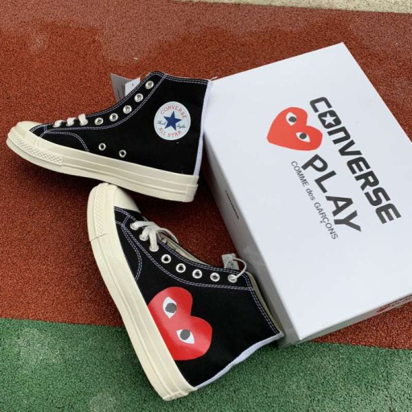 Converse Chuck Taylor All Star 70s X Comme des Gar?ons Play Long Shaft Black CVW003 - Image 6