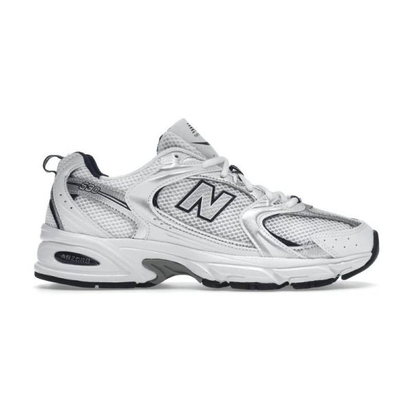 d128538_11270-1.jpg New Balance 530 White Silver Navy NB003 - Image 1