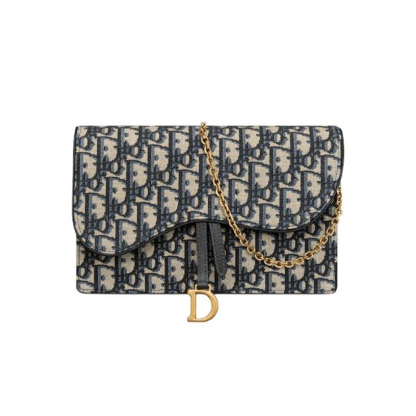 d129490_12941-1.jpg Pochette Dior Saddle Jacquard Oblique DOW003 - Image 1