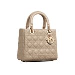 Shoulder Bag Dior Lady-D Sabbia Cannage DOW004