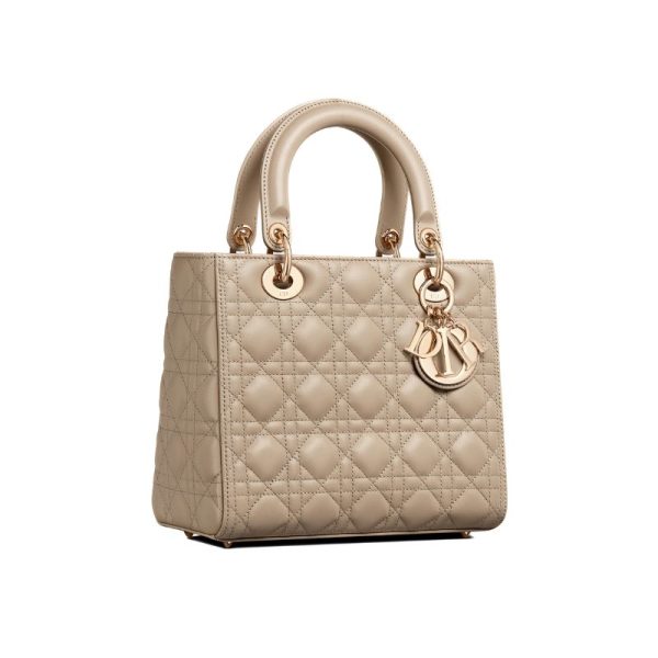 d129507_16546-1.jpg Shoulder Bag Dior Lady-D Sabbia Cannage DOW004 - Image 1
