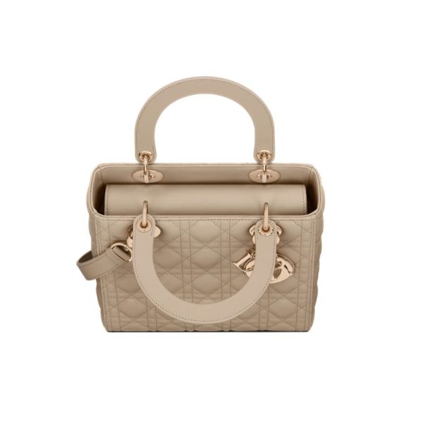 Shoulder Bag Dior Lady-D Sabbia Cannage DOW004 - Image 3