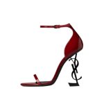 Yves Saint Laurent High Heel Sandal Opyum Rosso YSL010 - Image 2
