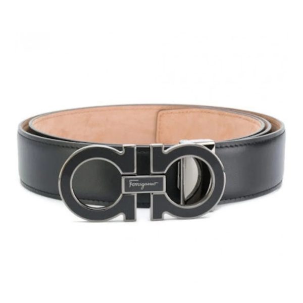 d133049_2822-1.jpg Belt Ferragamo All Black FG003 - Image 1