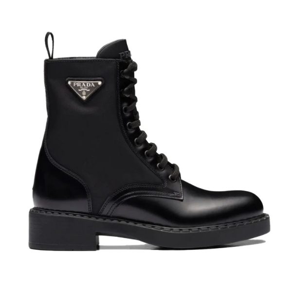 d133137_13057-1.jpg Prada Boot Stivaletti in Pelle Spazzolata e Re-Nylon PDW010 - Image 1