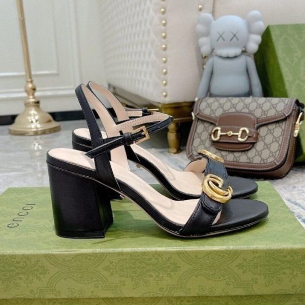 d133151_5130-1.jpg Gucci High Heel Sandal GG Marmont GCW010 - Image 1