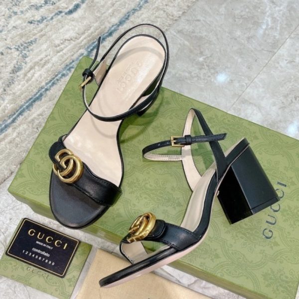 Gucci High Heel Sandal GG Marmont GCW010 - Image 2