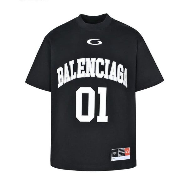 d133671_19539-1.jpg T-shirt- Balenciaga Basketeball Black 1:1 BL112 - Image 1
