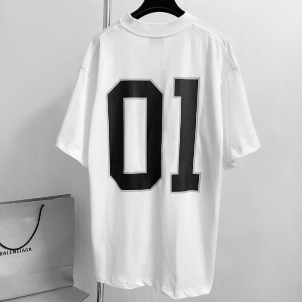 T-shirt- Balenciaga Basketeball White 1:1 BL113 - Image 2