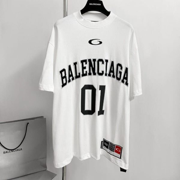 T-shirt- Balenciaga Basketeball White 1:1 BL113 - Image 3