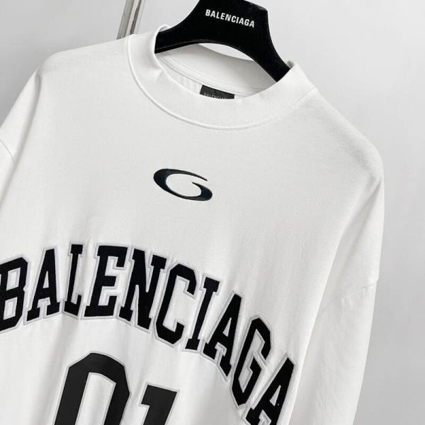 T-shirt- Balenciaga Basketeball White 1:1 BL113 - Image 4