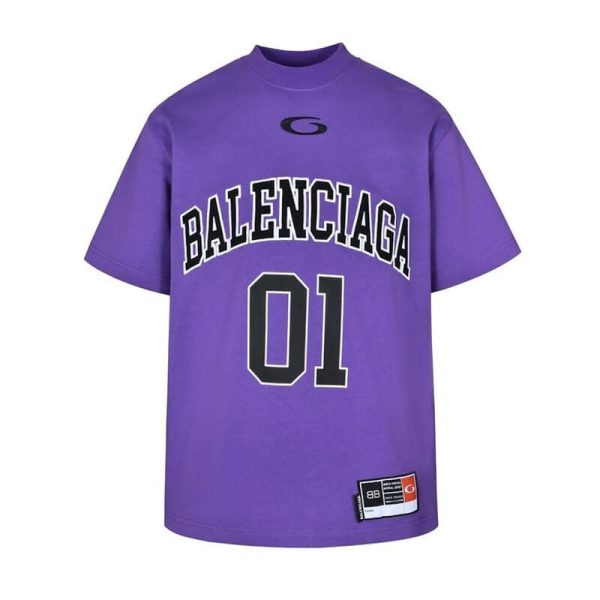 d133696_19558-1.jpg T-shirt- Balenciaga Basketeball White 1:1 BL114 - Image 1