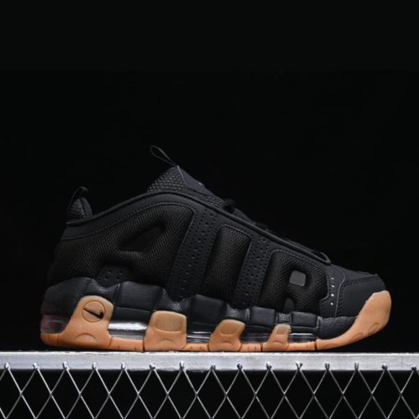 Nike Air More Low Black Gum NK030 - Image 2