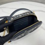 Shoulder Bag Dior Signature Camera Bag Jacquard Oblique Blue DOW009 - Image 2