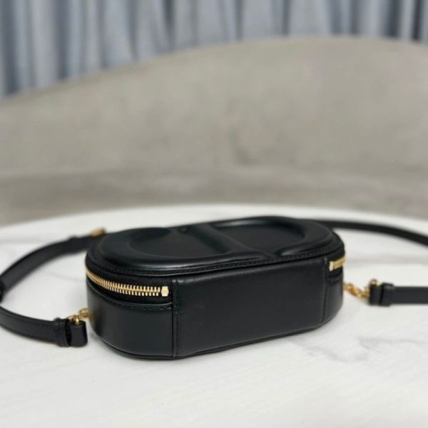 Shoulder Bag Dior Signature Camera Bag Black DOW011 - Image 3