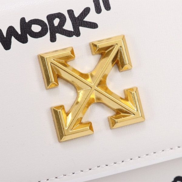 Jitney Slogan-Print Wallet Off-White OFF033 - Image 9