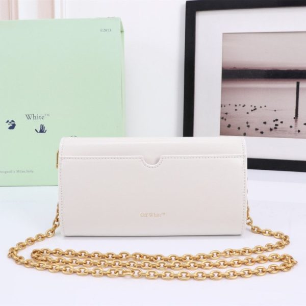 Jitney Slogan-Print Wallet Off-White OFF033 - Image 11